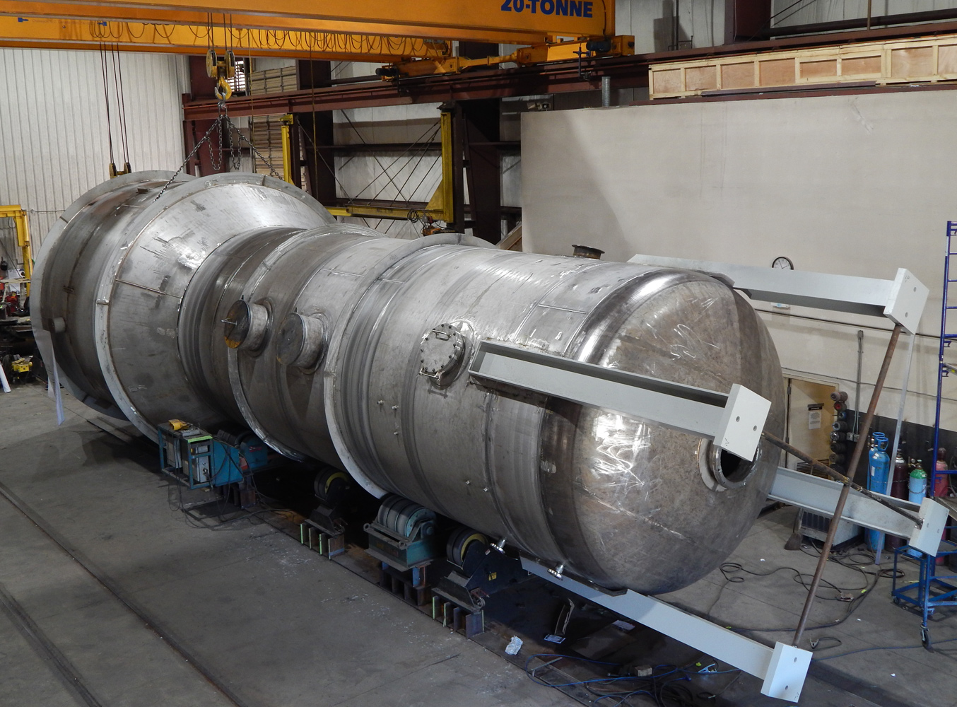 Large industrial evaporator unit